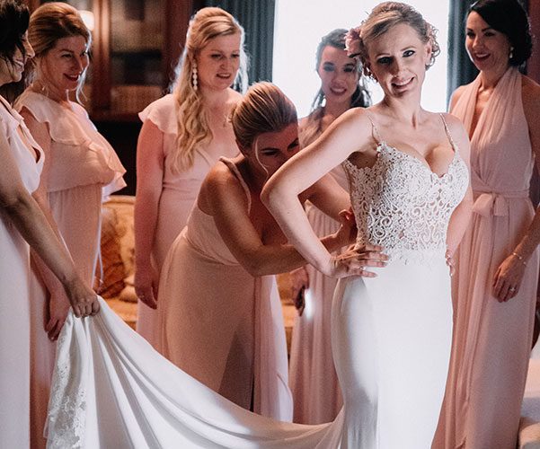 elegant wedding dress for outdoor wedding venues | Deering estate wedding