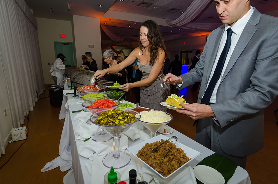 univision | Eggwhites Catering buffet lunch food menu | event catering services