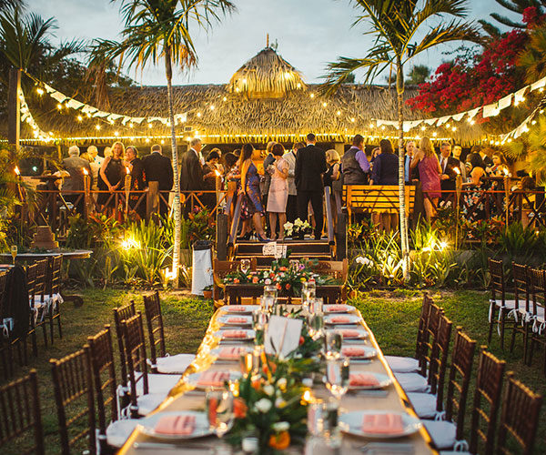 cocktail reception at west palm beach wedding venue