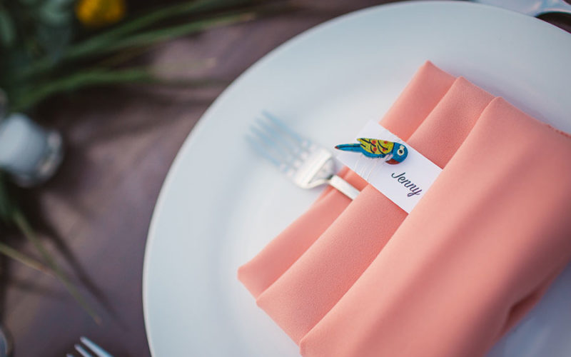 place setting at wellington wedding venue | idlewild furnishings
