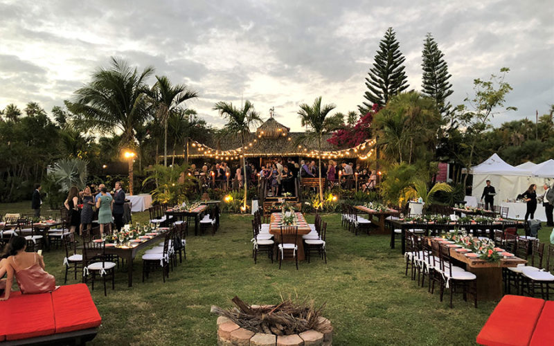 wedding venues west palm beach | idlewild furnishings reception