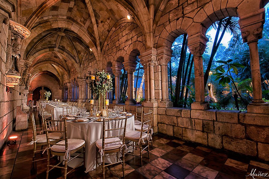 luxury wedding venues miami | ancient spanish monastery
