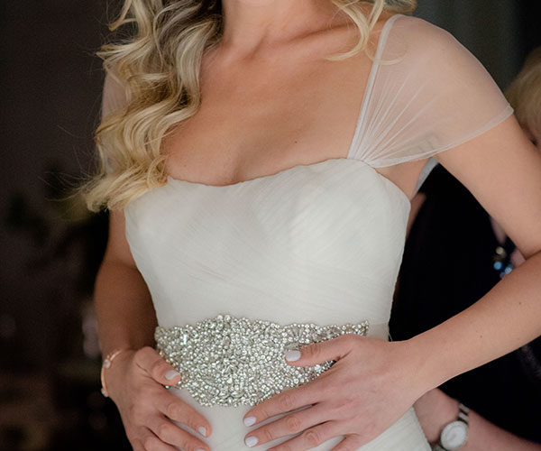 dress detail | Karolina and Jonathan's wedding