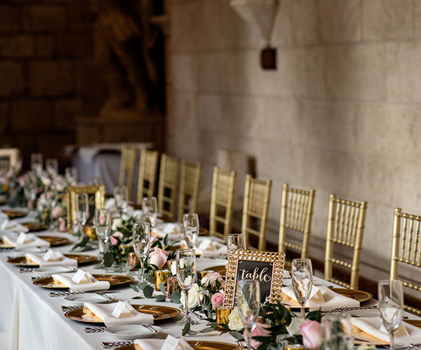 gold and blush wedding | karolina and jonathan at ancient spanish monastery