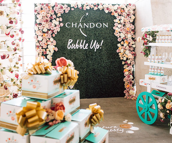 moet chandon cart at create cultivate summit miami