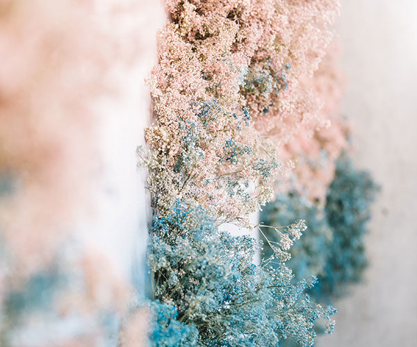 floral detail at 1111 lincoln road event