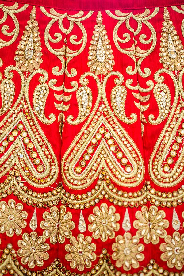 multicultural wedding ideas | traditional hindu wedding dress