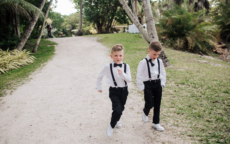 bonnet house museum and garden wedding | ringbearers