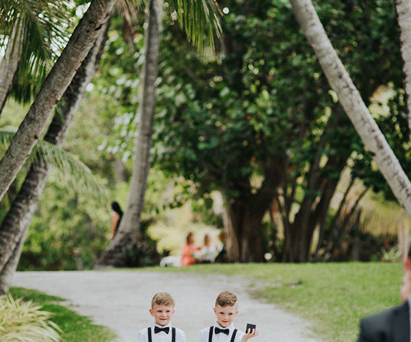 bonnet house wedding | ringbearers