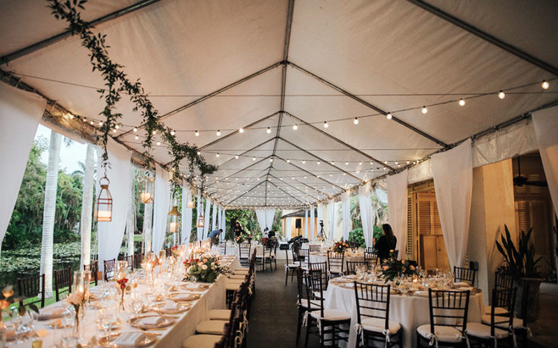 bonnet house wedding reception | ashley and andrew