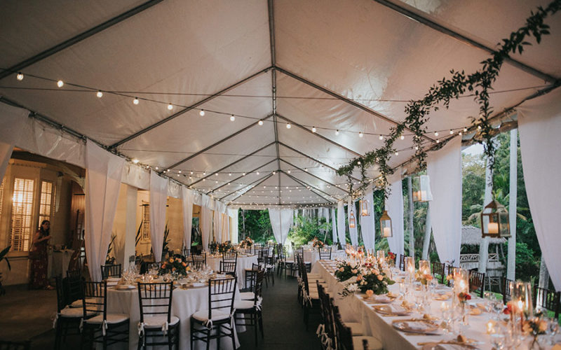 bonnet house wedding reception | ashley and andrew