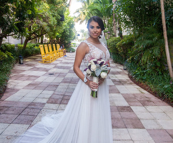 garden wedding miami | bride