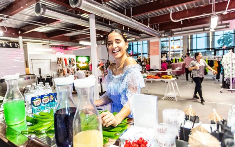 shein pop up shop | miami swim week | specialty cocktails