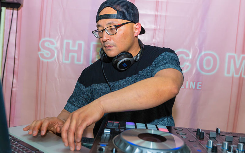 shein pop up shop miami event | dj