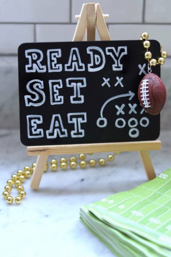 super bowl party catering | football decor