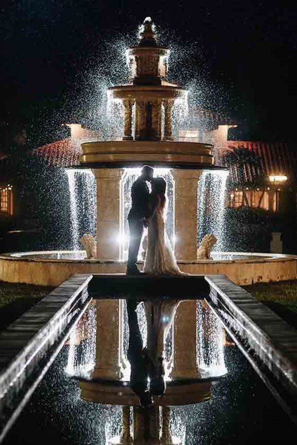villa toscano miami fountain | villa toscana wedding