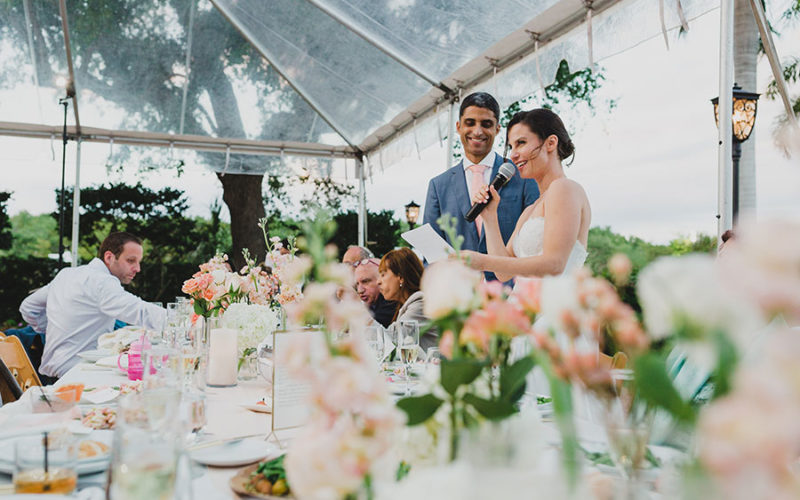 thalatta estate wedding pictures | wedding toast