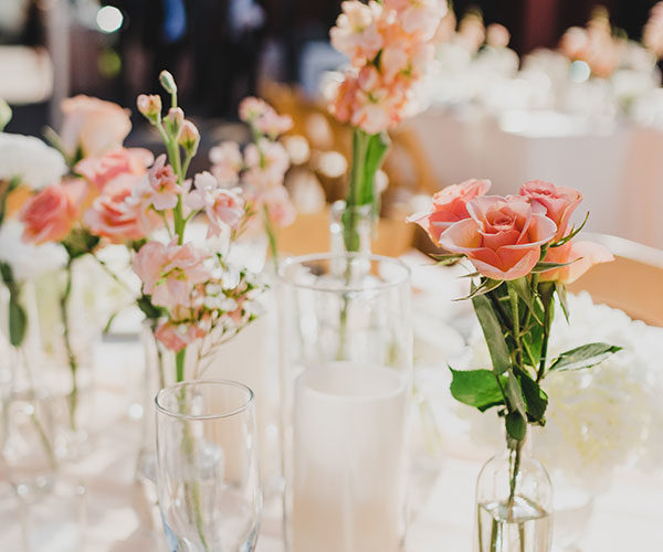 thalatta estate wedding venue | reception tables