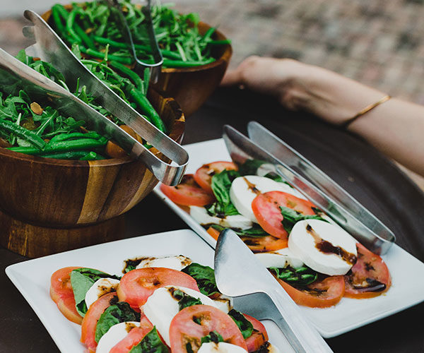 best miami wedding catering | caprese salad