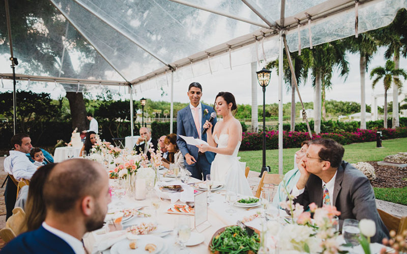 thalatta estate wedding pictures | wedding toast