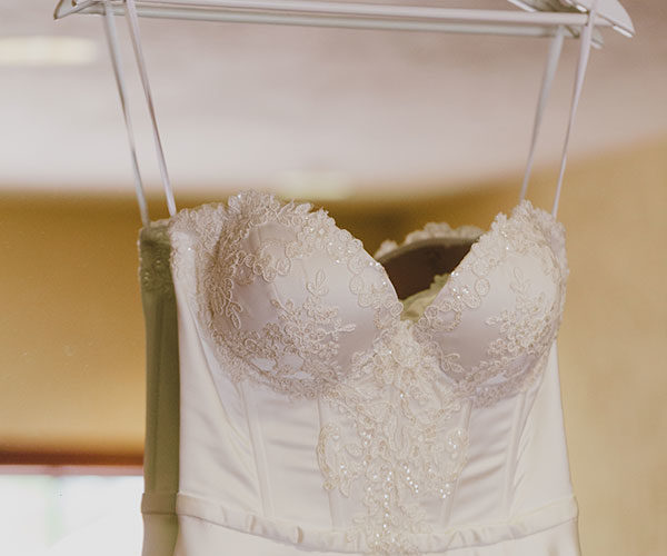 best miami wedding | wedding dress detail
