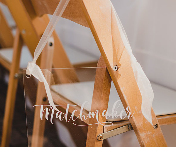 best miami wedding | matchmaker chair