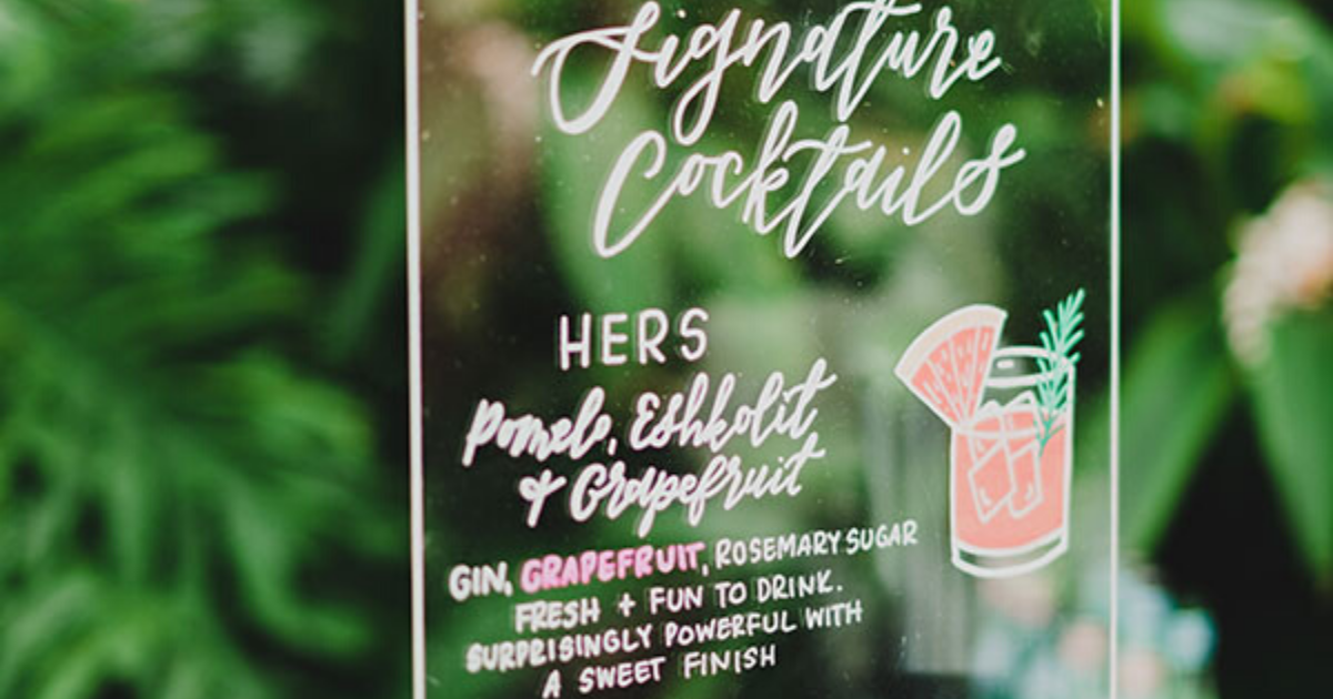 wedding cocktails Miami