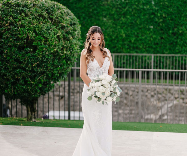Deering Estate winter wedding in Miami | bridal portrait