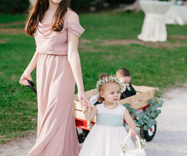 Deering Estate winter wedding in Miami | Flower Girl