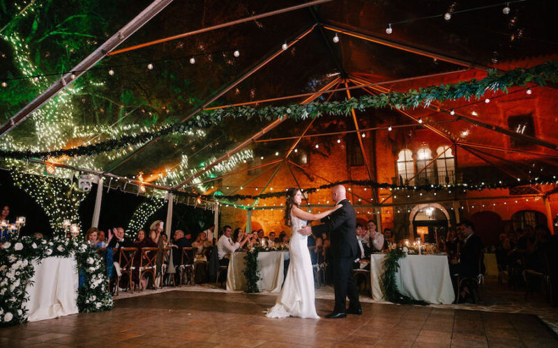 Deering Estate winter wedding in Miami | first dance