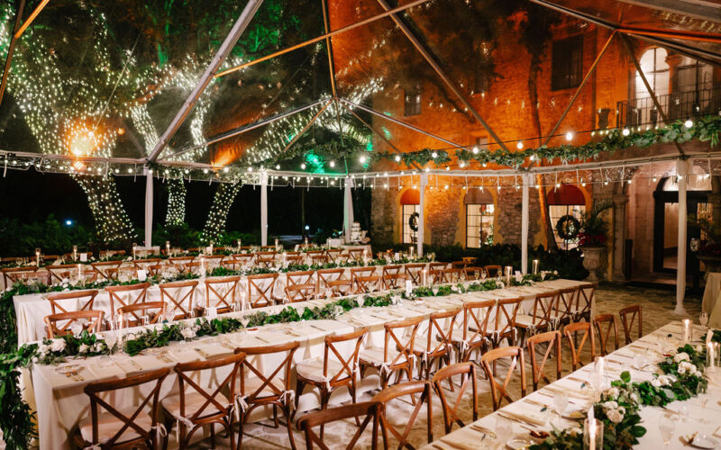 Deering Estate winter wedding in Miami | reception