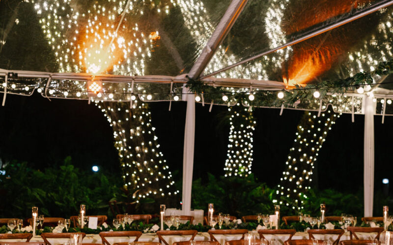 Deering Estate winter wedding in Miami | holiday reception