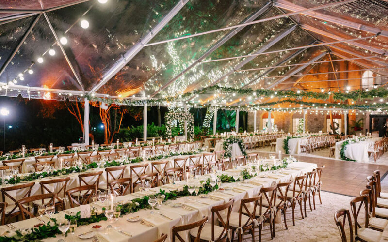 Deering Estate wedding | reception space