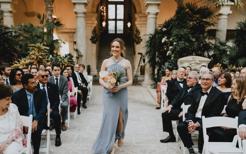 Vizcaya wedding Miami | Caroline and Marc | bridesmaid