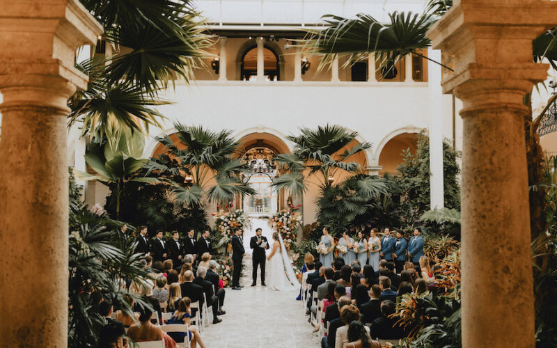 Vizcaya wedding Miami | Caroline and Marc | ceremony