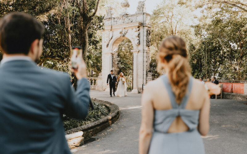 Vizcaya wedding Miami | Caroline and Marc | grand entrance