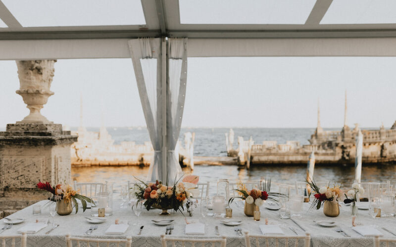 Vizcaya wedding Miami | Caroline and Marc | wedding head table
