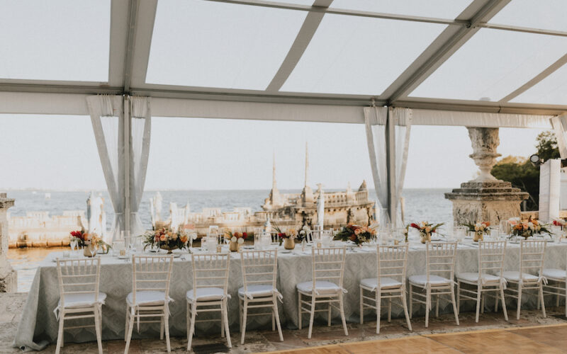 Vizcaya wedding Miami | Caroline and Marc | wedding head table
